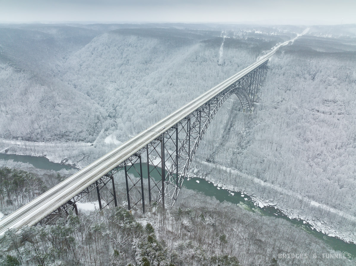 A Winter Escape to New River Bridges and Tunnels