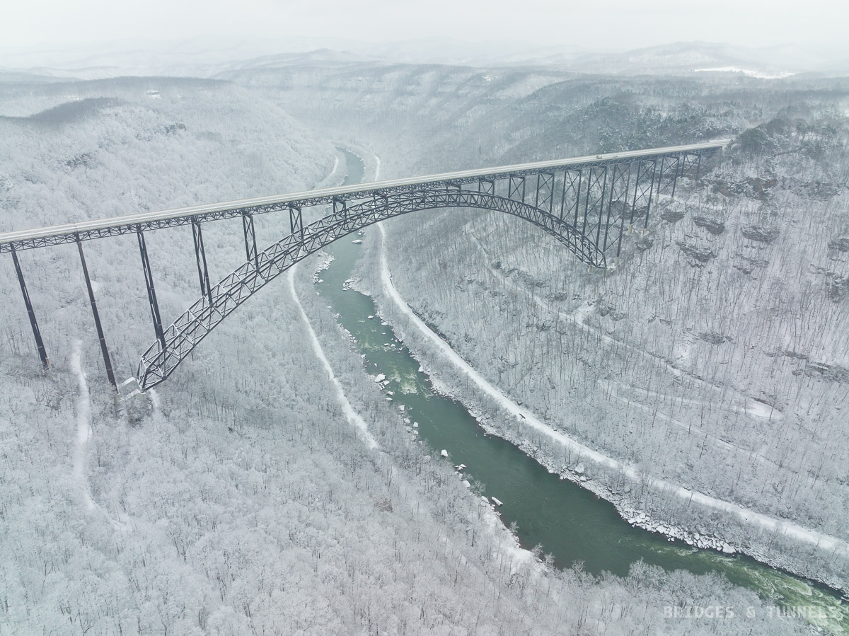 A Winter Escape to New River Bridges and Tunnels