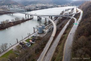 Jennings Randolph Memorial Bridge Ohio Approach
