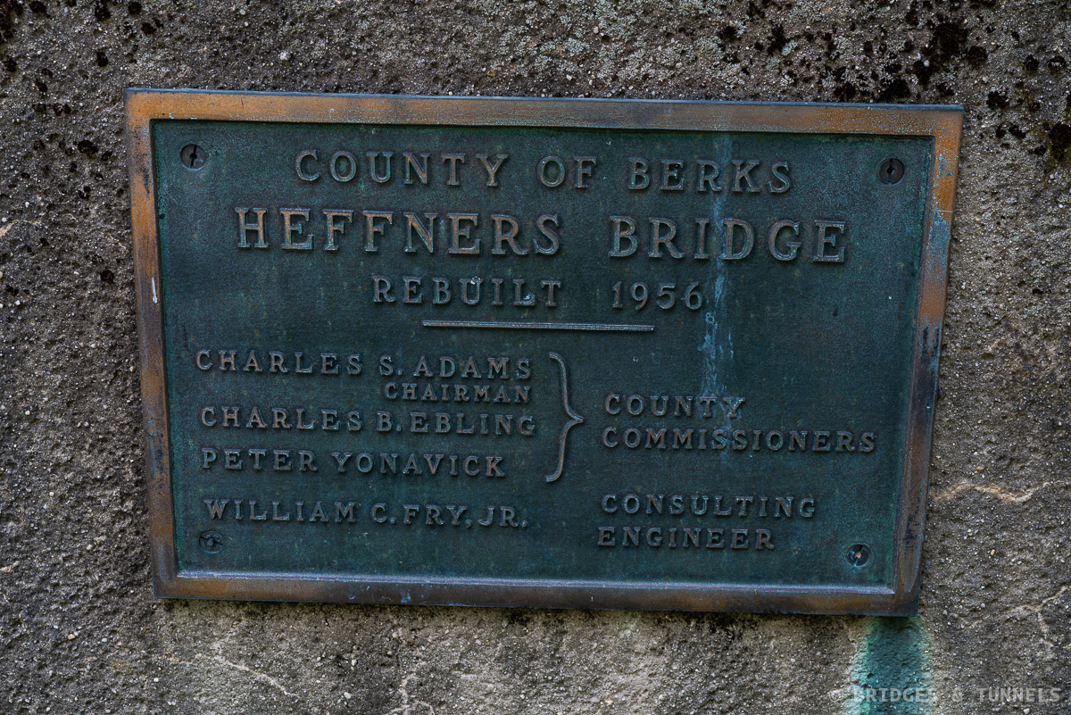 Heffners Bridge Plaque